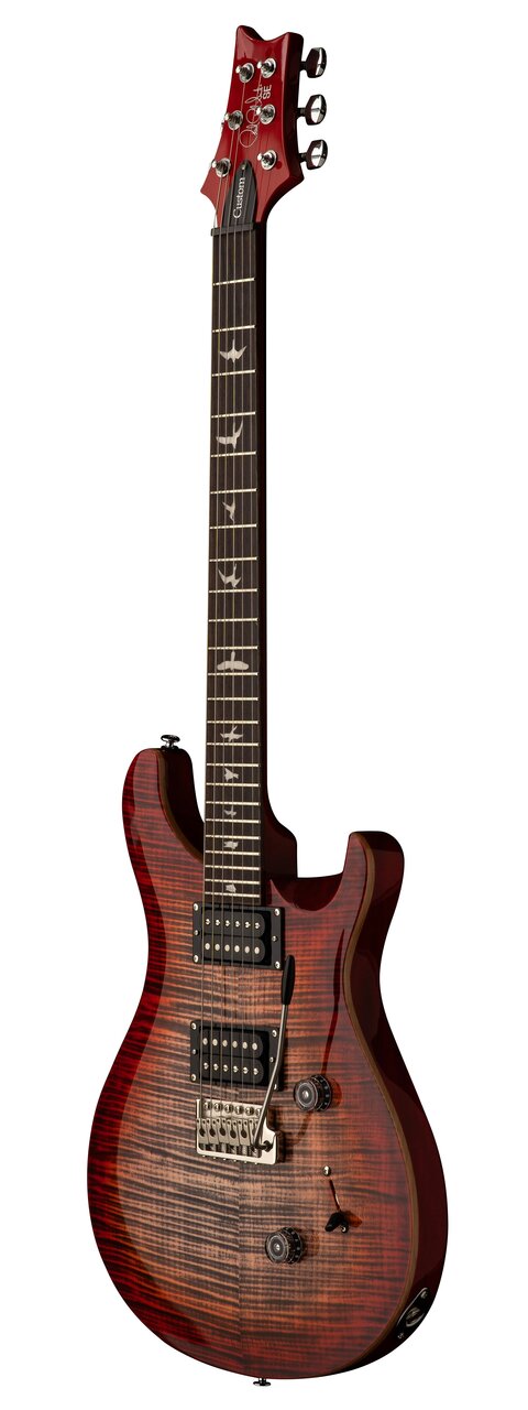 PRS SE Custom 24 - Charcoal Cherry Burst - Image 4