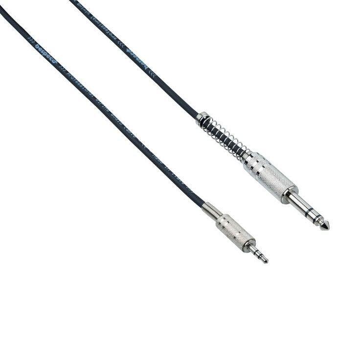 Bespeco EIG150, 3.5 Stereo Jack Male - 6.3 Stereo Jack Male (1.5 m) Аудио кабел