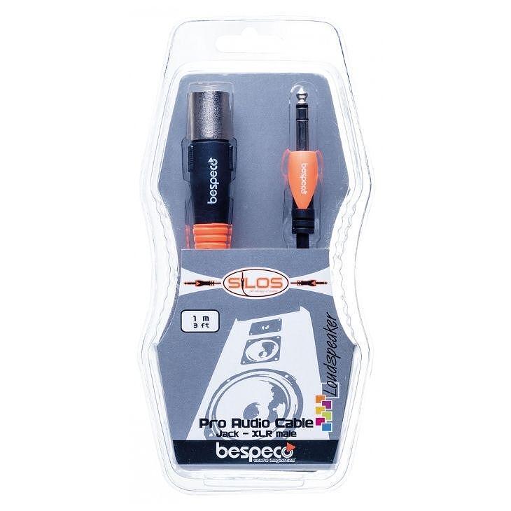 Bespeco SLSM, XLR Male - 6.3 mm Stereo Jack Male Кабел за активна тонколона - Image 2