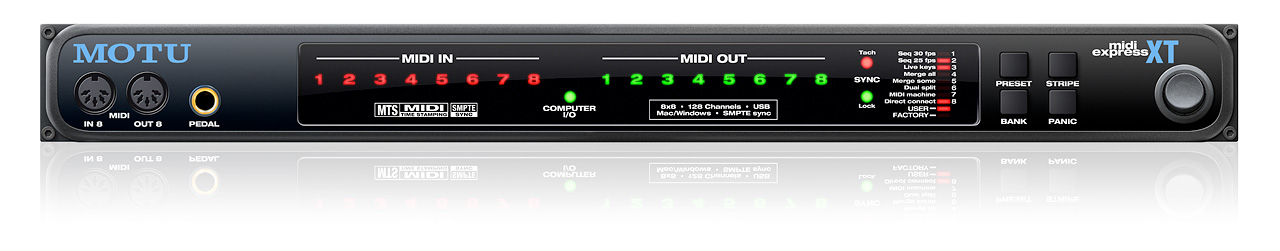 MOTU MIDI Express XT интерфейс