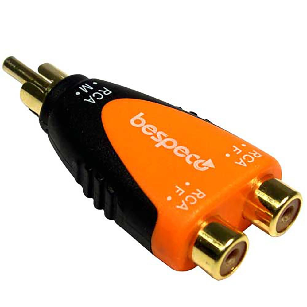 Bespeco SLAD355, RCA Male - 2x RCA Female Адаптор - Image 2